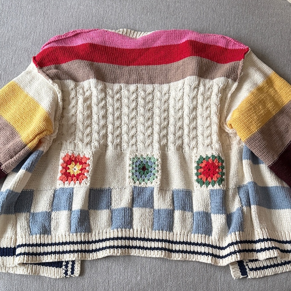 Pol Multicolor Patchwork Cardigan - image 6